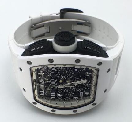 Review Richard Mille Replica RM 011 Flyback Chronograph White Ghost watch - Click Image to Close